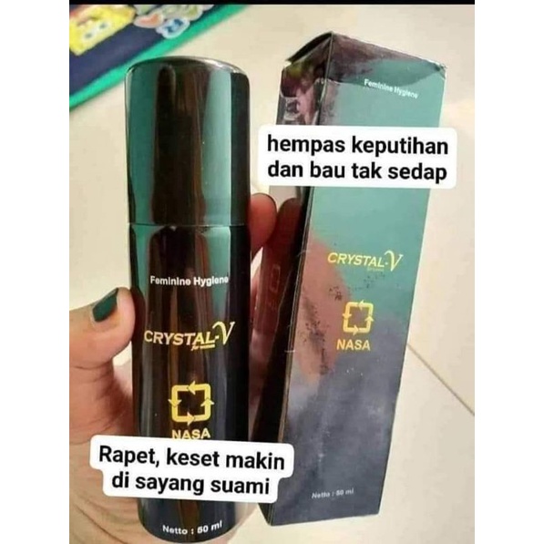 Crystal-V Asli Nasa Crystal V Original Nasa untuk Kewanitaan