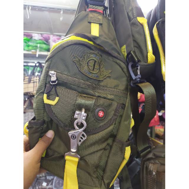 Tas tough army slempang,,impor