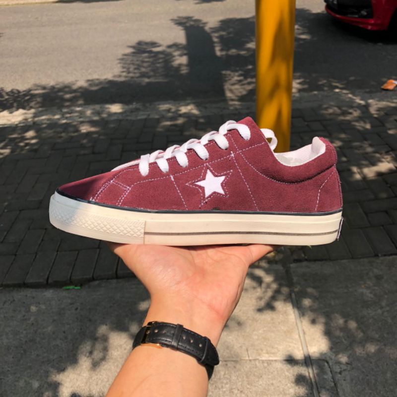 Converse One Star Maroon