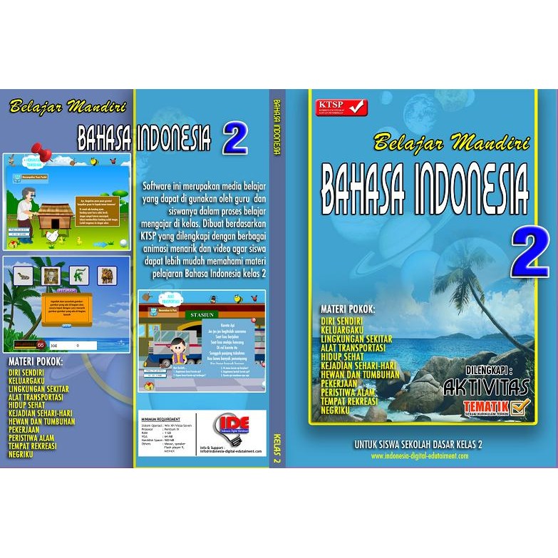 CD Pelajaran BAHASA INDONESIA kelas 2 SD KTSP
