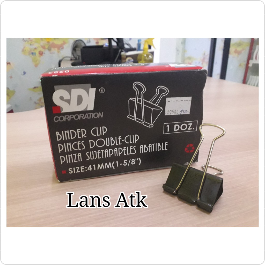 

Binder Clip SDI 0223 41mm (1-5/8") / Klip Kertas SDI