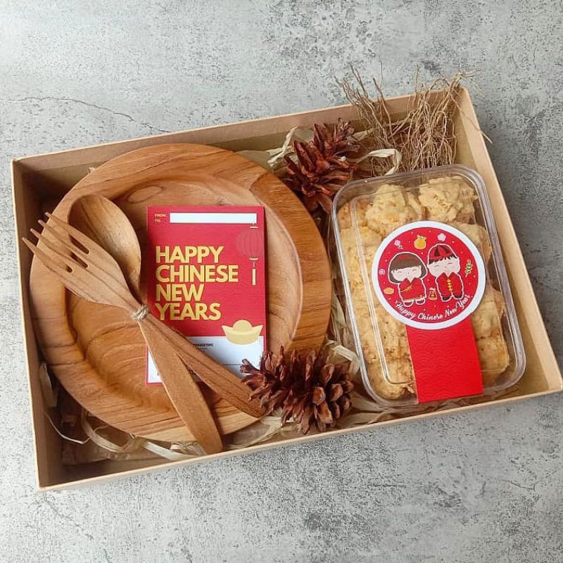 CNY HAMPERS IMLEK 2021 COOKIES CHINESE NEW YEAR HADIAH VALENTINE GIFT HAMPERS PERNIKAHAN ULANG TAHUN
