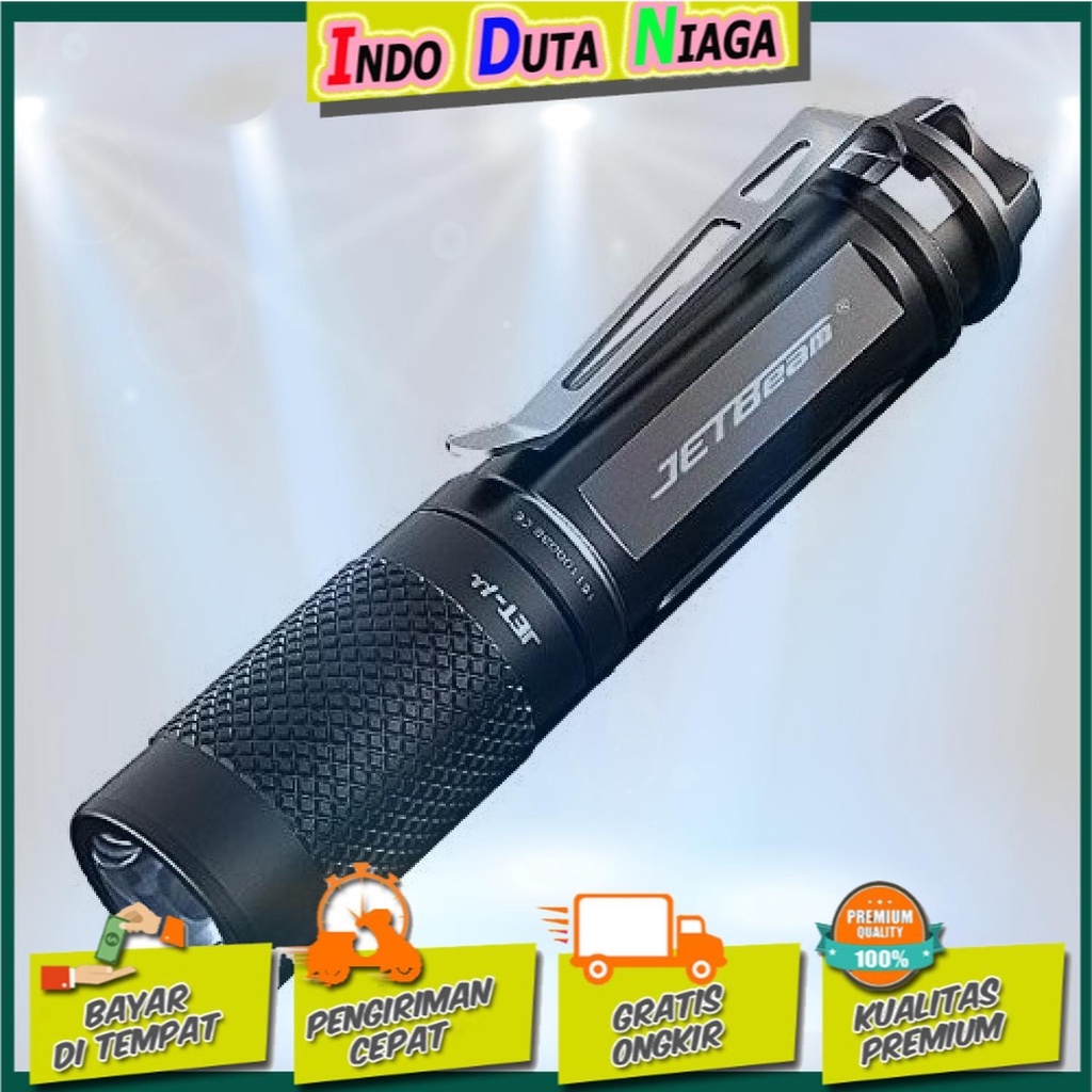 IDN TOOLS - JETBeam Jet-U Tiny Flashlight Senter LED CREE XP-G2 135 Lumens