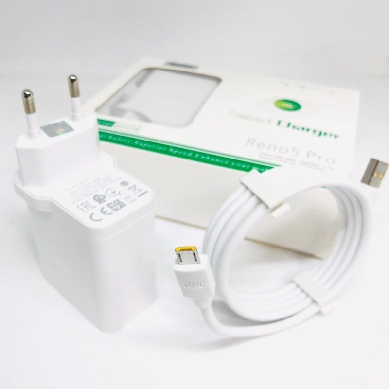 PROMO NEW CHARGER OP_PO  SUPERVOOC RENO 5PRO MICRO TYPE C ORIGINAL