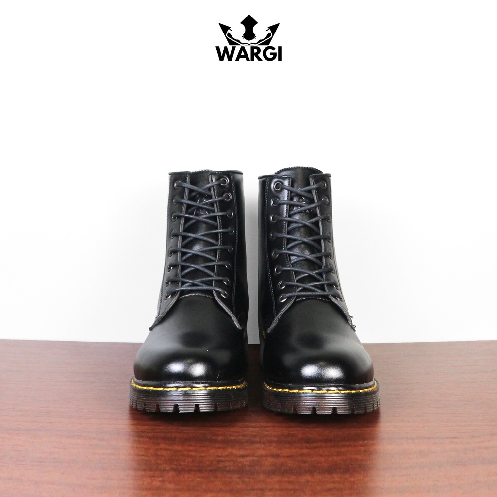 37-44 WARGI JAWARA - Sepatu dokmart Boots Pria Wanita Model dr Martens Docmart 8 Hole Murah Original