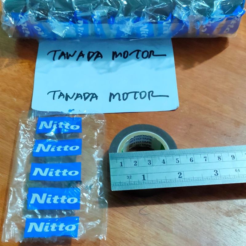 ISOLASI TAHAN PANAS HEAT RESISTAN TAPE NITTO NITOFLON 903 UL 19MM atau 3 PER 4 INCI