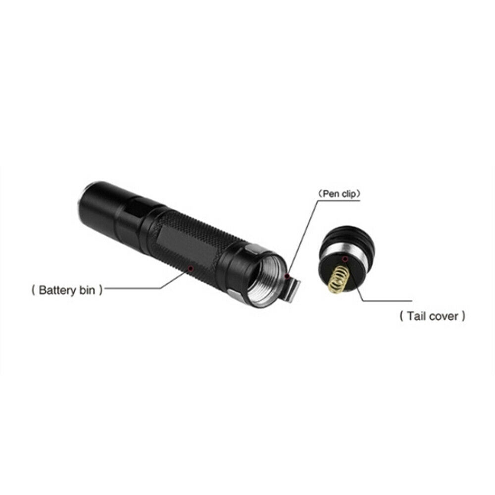 ✫〖ready to ship/COD〗✫  2000LM LED Portable Mini Penlight Flashlight Torch Zoom Light Lantern Camping