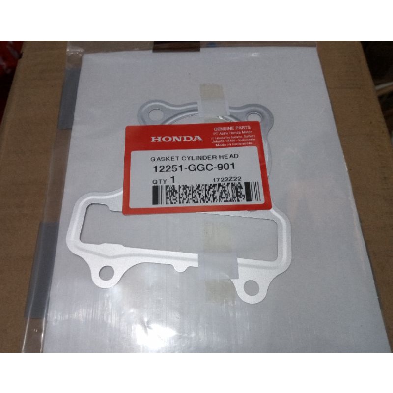 gasket II paking pak kop gasket cylinder head beat fi vario 110 fi scoopy fi