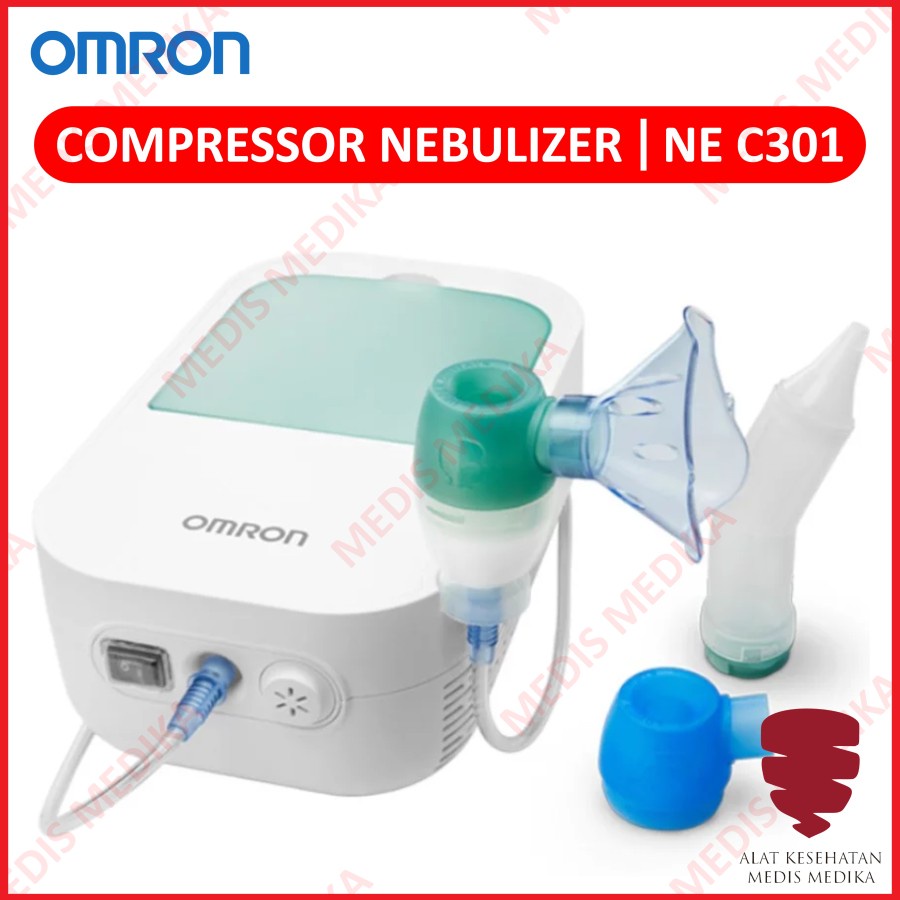 Air Compressor Nebulizer C28 C101 C801 C301 Omron ION 403C 402C 405A Alat Bantu Nafas Uap Terapi Pernafasan Asma