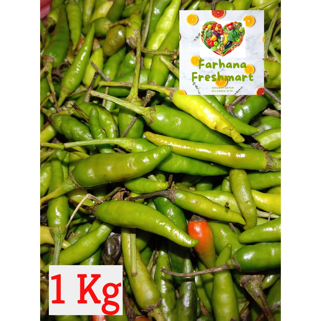 

JUAL MURAH CABE RAWIT HIJAU 1 KG
