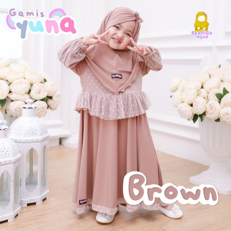 gamis YUNA | gamis anak perempuan 1 2 3 4 5 6 7 8 9 10 Th