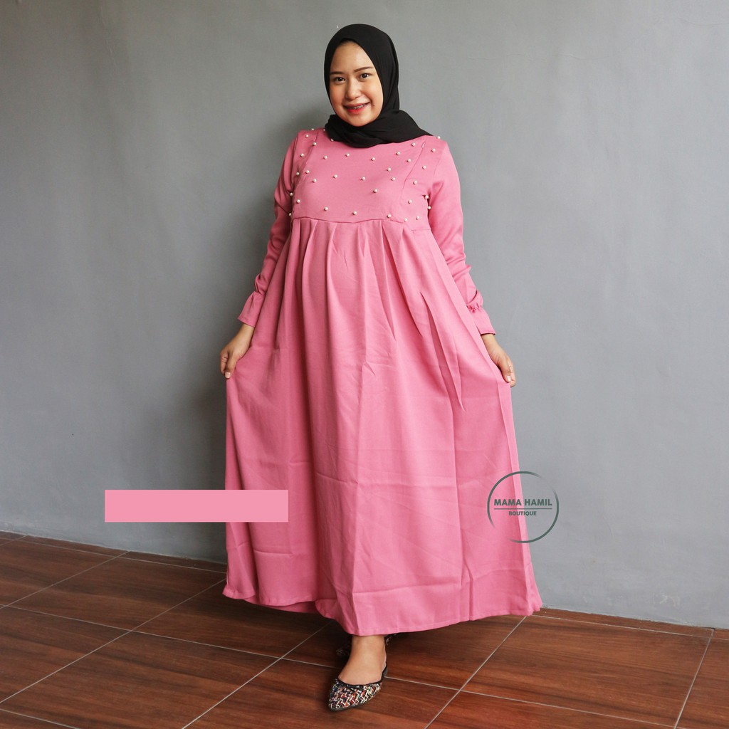 8+ Model Baju Gamis Ibu Hamil