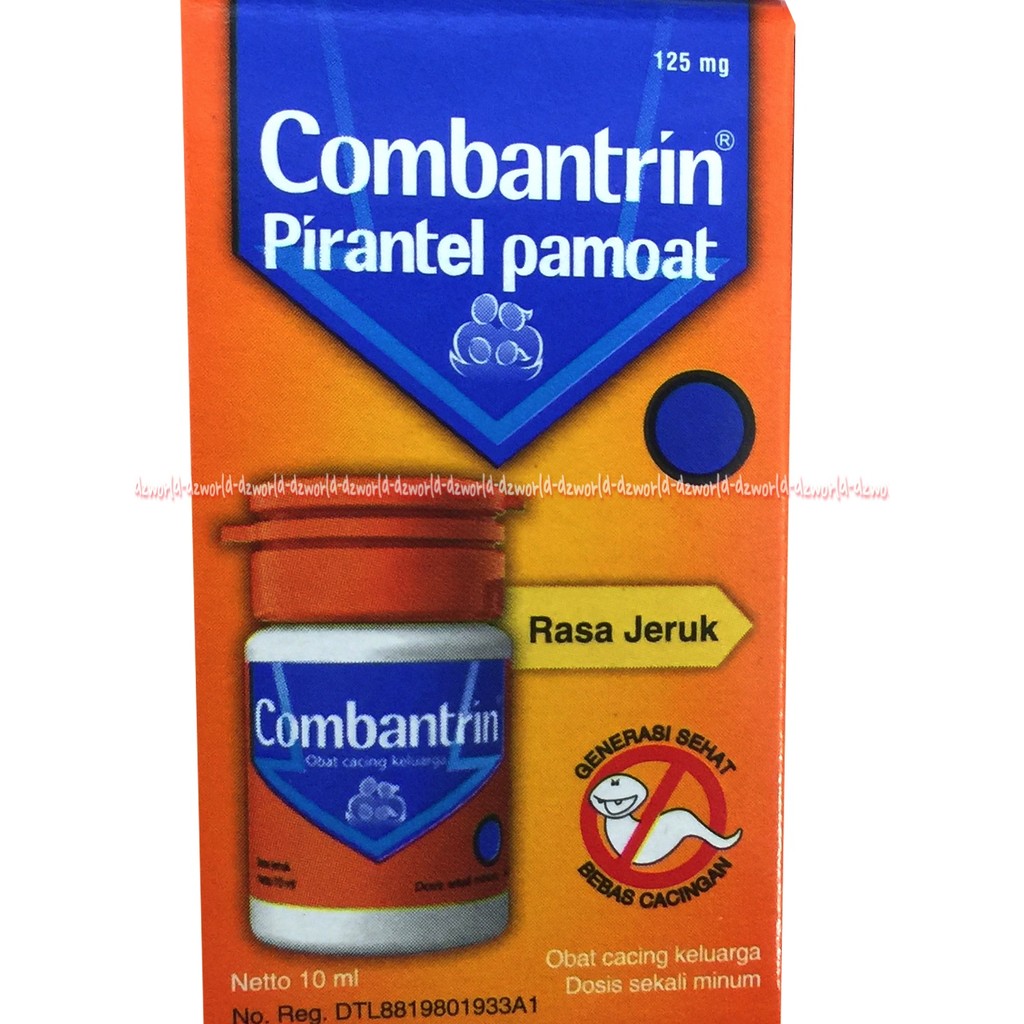 Combantrin Pirantel 10ml Obat Cacing anak Syrup Rasa Jeruk Kombatrin Sirup Combatrin