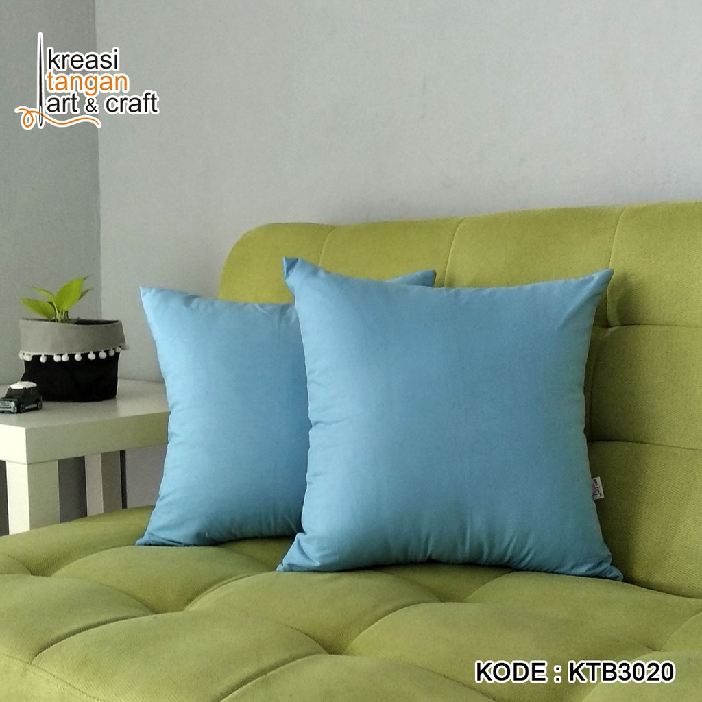 SARUNG BANTAL SOFA Polos 30x50, 40x40, 45x45, 50x50, 60x60, 70x70 KTB3020