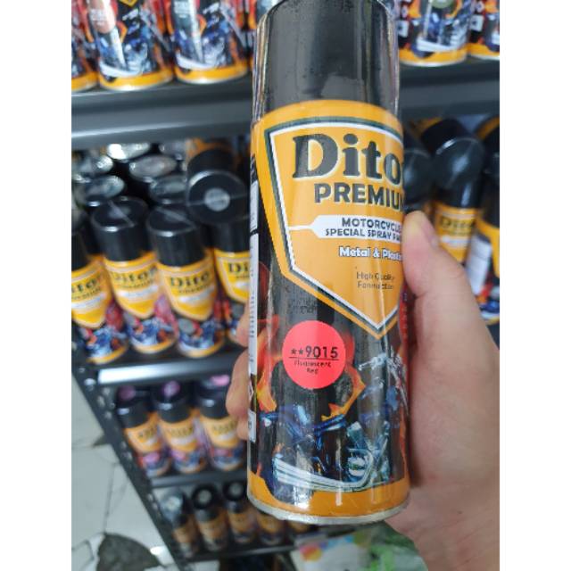 

9015 Fluorescent Red Diton Premium 400cc warna stabilo