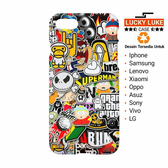 Kaws Case casing iPhone 8 XR Samsung lenovo oppo
