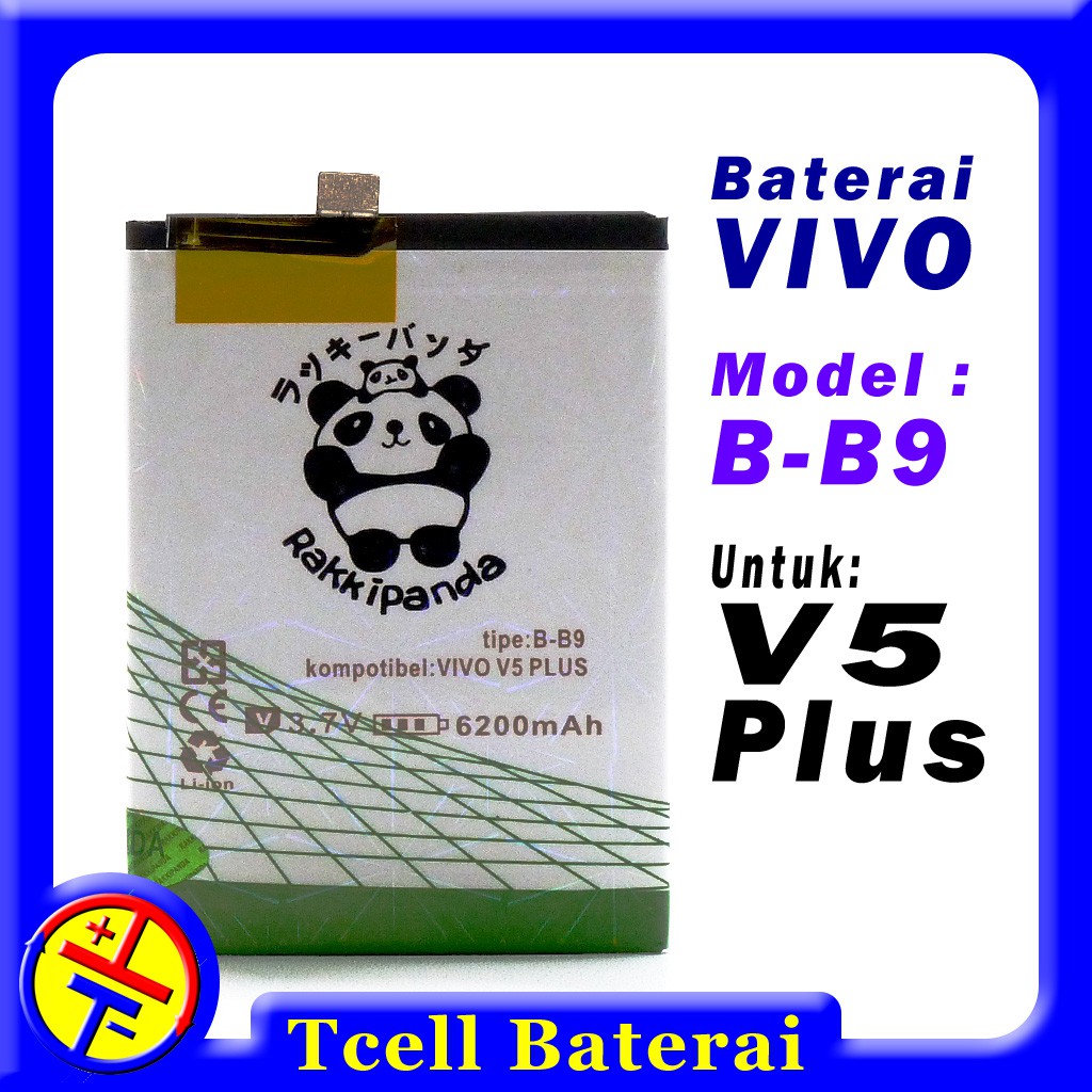 Baterai BATTERY VIVO V5 Plus B-B9 Rakkipanda Batre BB9