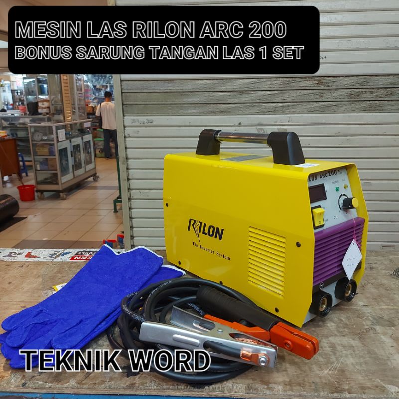 MESIN LAS RILON ARC 200/ INVERTER RILON 200A MESIN LAS RILON