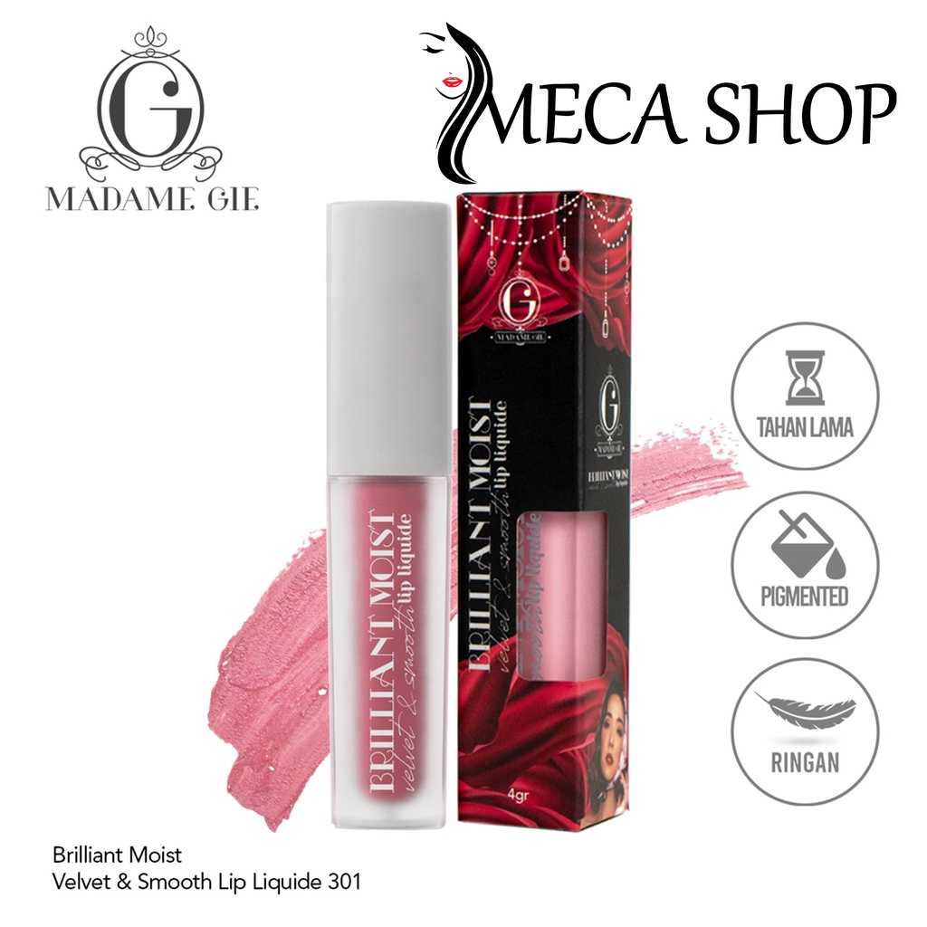 Madame Gie Briliant Moist Velvet &amp; Smooth Lip Liquide - Lip Cream