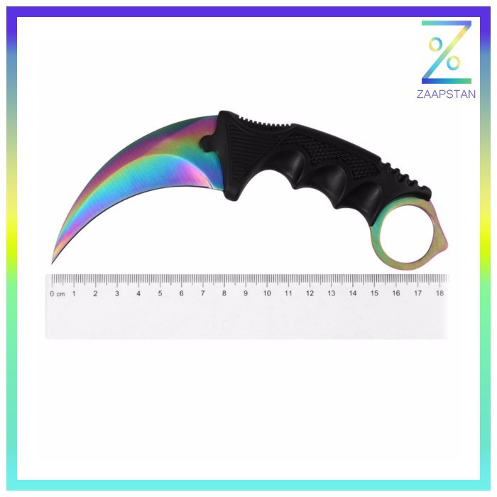 Vastar Pisau Karambit CS GO Collector Knife - H10 - Black with White S