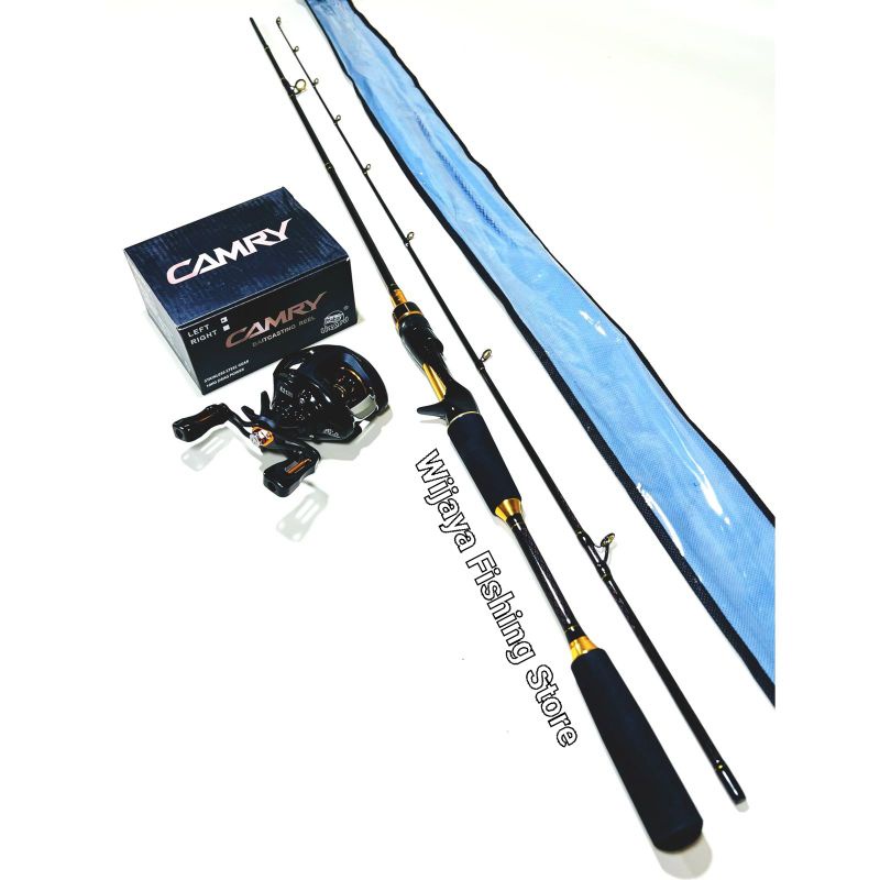 Set Joran BC Casting Oncak Baltic 180 dan Reel BC Lizard Camry FREE PE