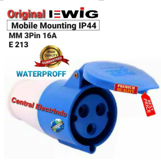 Mobile Mounting Coupler 3Pin 16A (E213) EWIG.