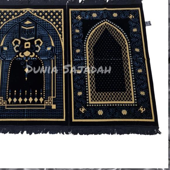 Sajadah Turkey Tebal Hitam / Sajadah Turki Hitam / Sajadah Besar Hitam