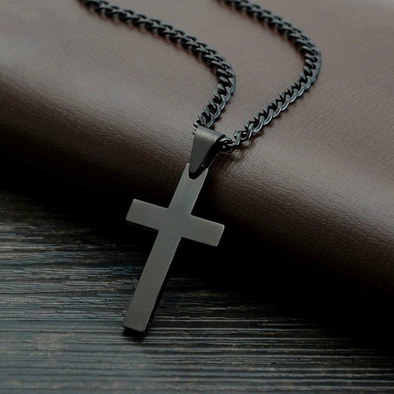 Cross Pendant Necklace New Design Stainless Steel Pendant Men Women Necklace