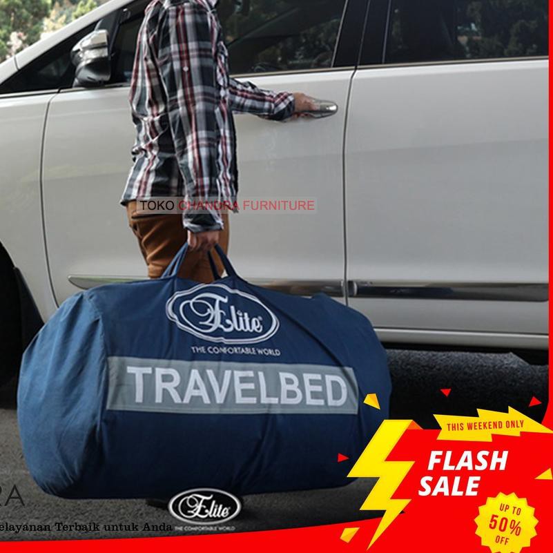 ➺ Travel Bed Elite 90 x 190 cm (Tag: Trevel Bed, Travelbed, Kasur Lipat, Kasur Gulung, Kasur Lesehan