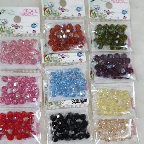 

Hot - 5000 6mm bead warna ab