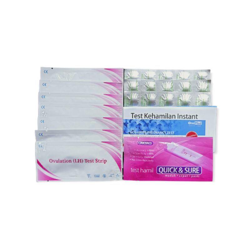 Paket Hemat!!! Ovulation LH Test Strip ~ Test Hamil ~ Afolat