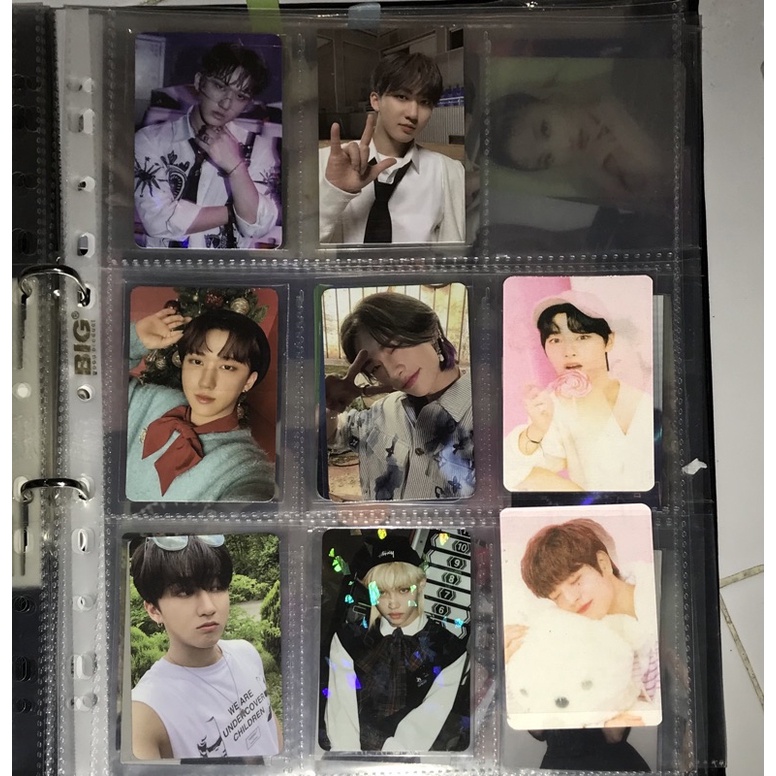 Photocard pc straykids hyunjin changbin noeasy ds mars merah hanbok ce pob leeknow christmas eve id 