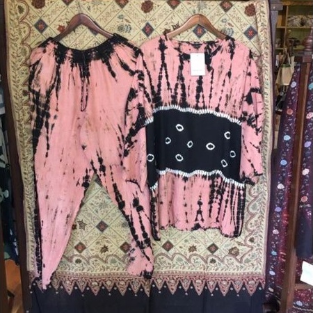 Vania Set Tunik + Pants by Dian Pelangi LIMITED EDITION Setelan Pajamas Atasan Blouse + Celana Kulot