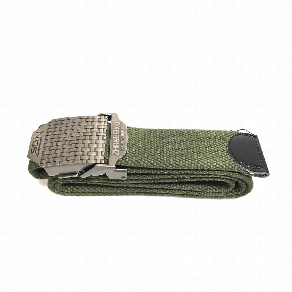 Gesper Ikat Pinggang Pria Laki Cowo Katun Army Tactical Asli Ori Sabuk Belt Impor Polos DSN 120