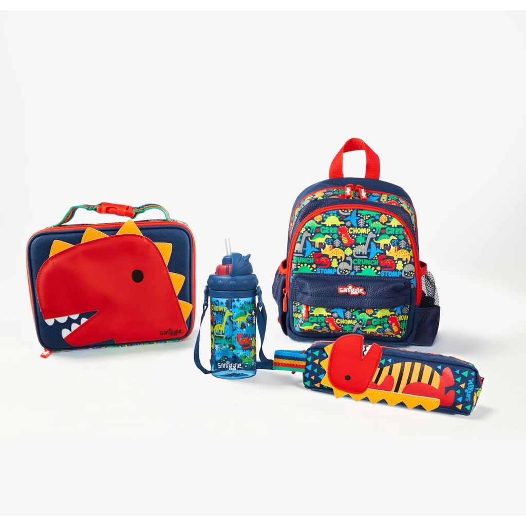 SMIGGLE TEENY TINY TOPSY DINO SET - TAS SET SMIGGLE