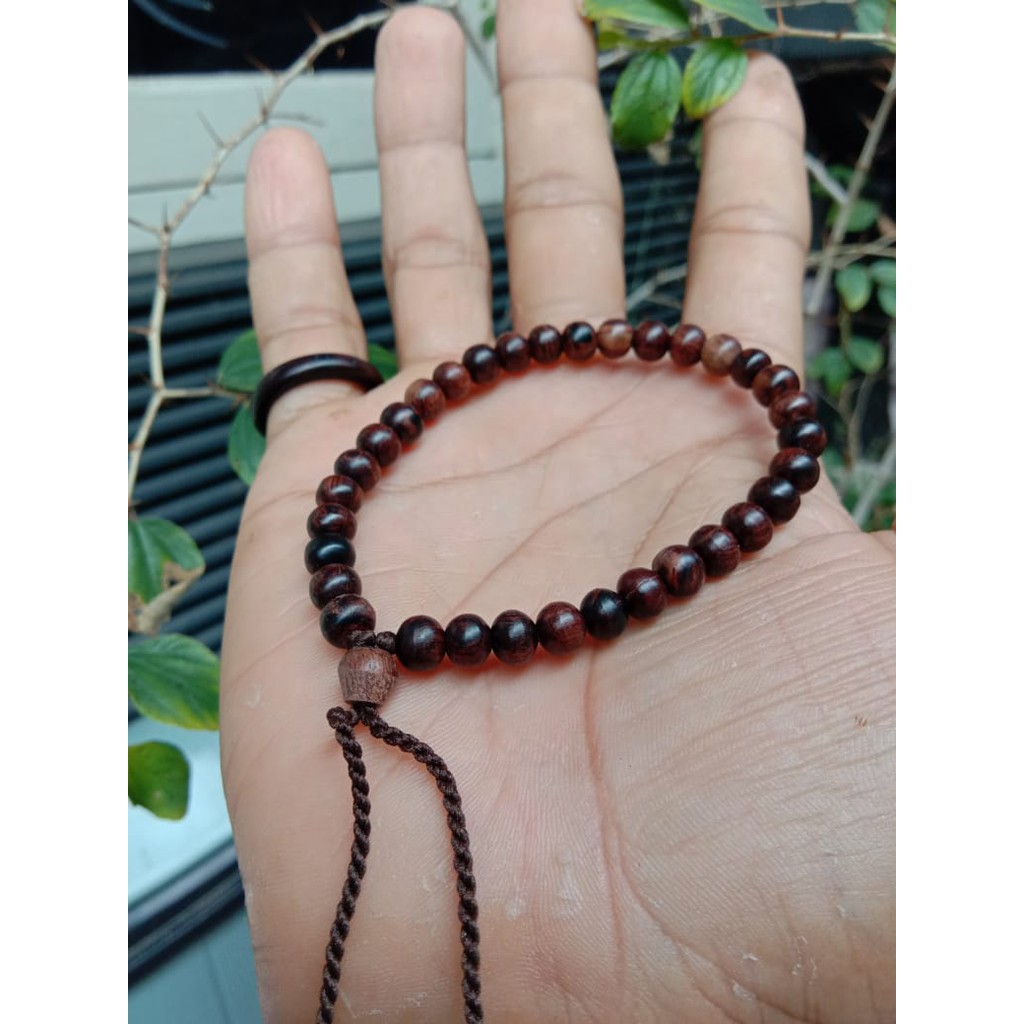 Gelang galih Bidara Arab akar tunjang asli / gelang tali / gelang pria / gelang wanita