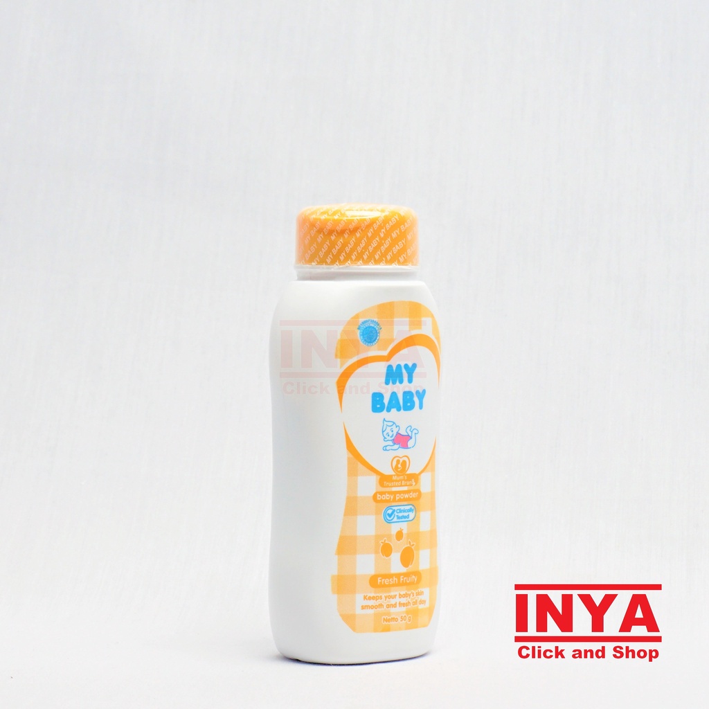 MY BABY FRESH FRUITY BABY POWDER 50gr - Bedak Bayi