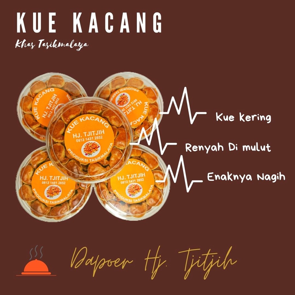 

kue kacang original by dapoer H. Tjitjih, kue kacang toples murah, kue kacang toples mini