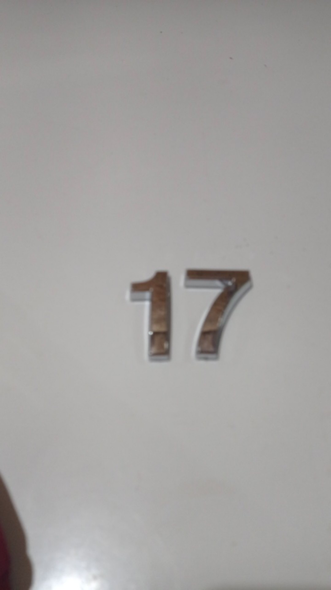 Plat Sign Nomor Pintu/alamat Rumah Modern Desain Angka Arab 0-9 Glossy