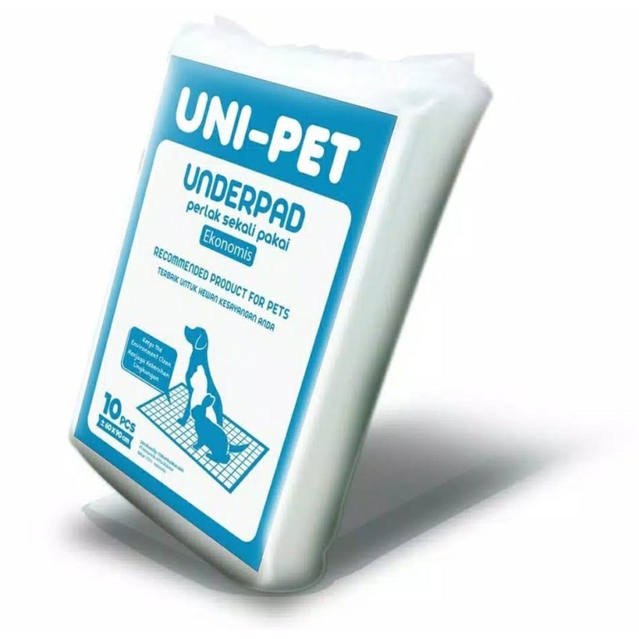 Uni-Pet UnderPad Perlak alas kandang Hewan 60 X 90 isi 10 Under Pad