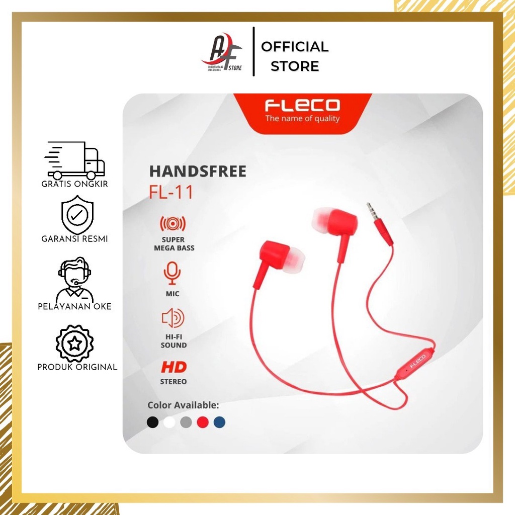 Headset Handsfree HF TOPLES FLECO FL00 - FL11