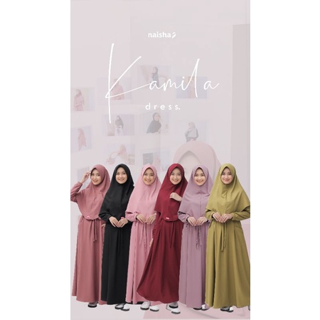 Kamila Dress Naisha | dress terbaru | dress premium | dress tali | dress saku | dress hitam | dress saku depan | dress terlaris | gamis murah | gamis terbaru | gamis terlaris dress syar'i gamis simple dress simple