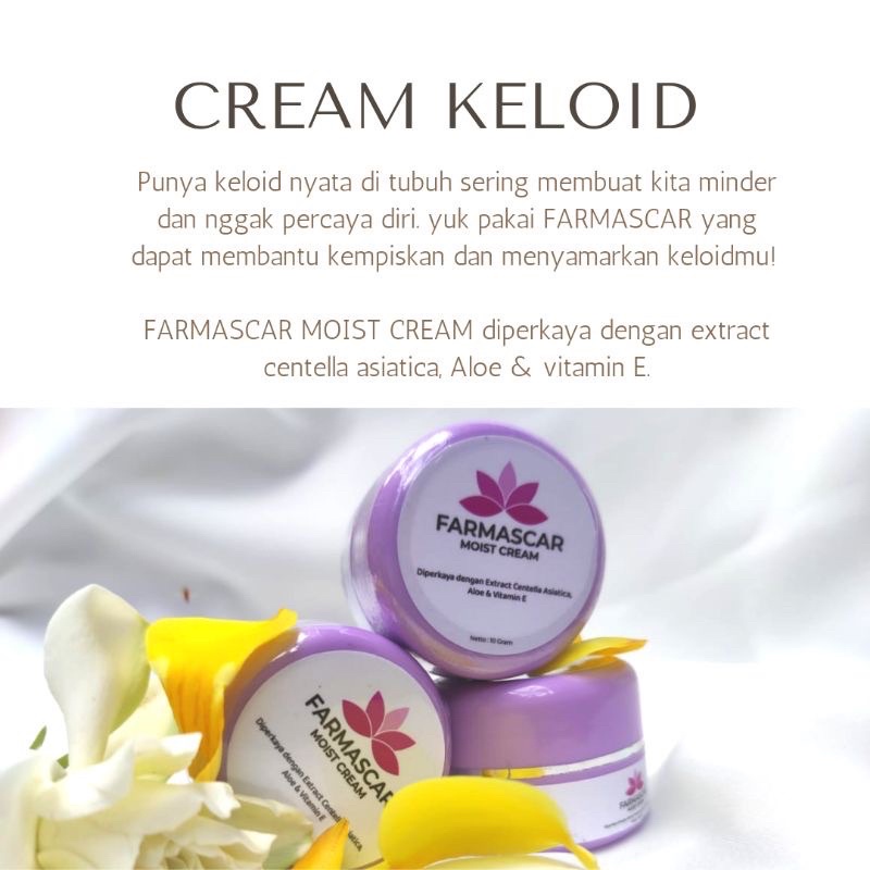 CREAM KELOID & BEKAS LUKA ORIGINAL BPOM