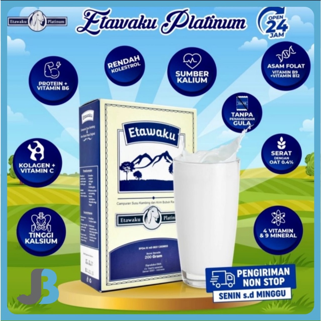 

Susu etawaku Platinum kambing bubuk