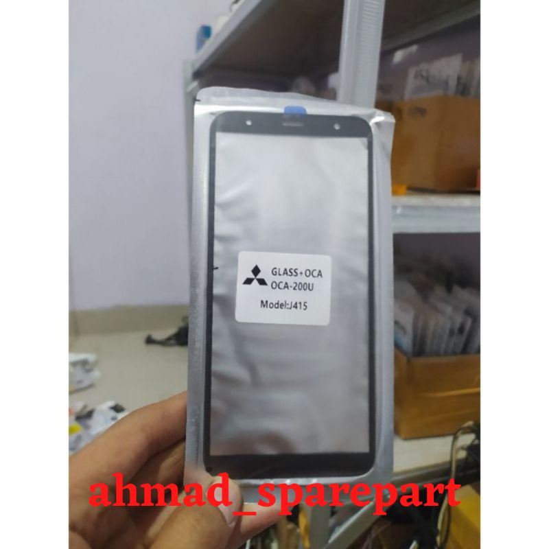 KACA DEPAN TOUCHSCREEN TC/TS GLASS + OCA SAMSUNG J6+||J4+ GLAS LCD PLUS OCA J 415 J4 PLUS J610 J6 PL