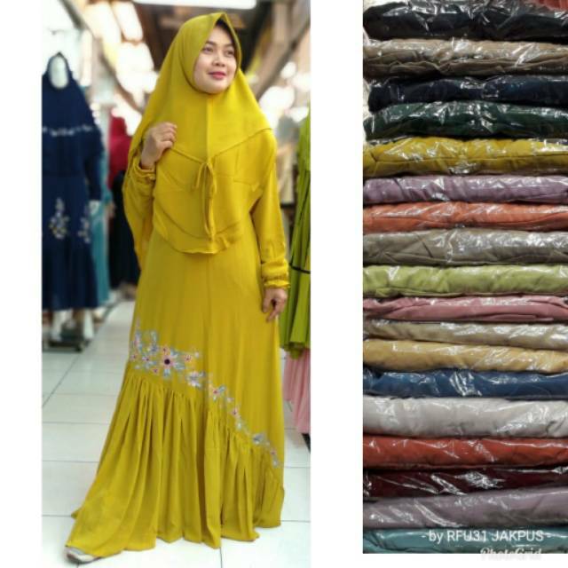 GAMIS SET CERUTY BORDIR &quot;NAYLA&quot;