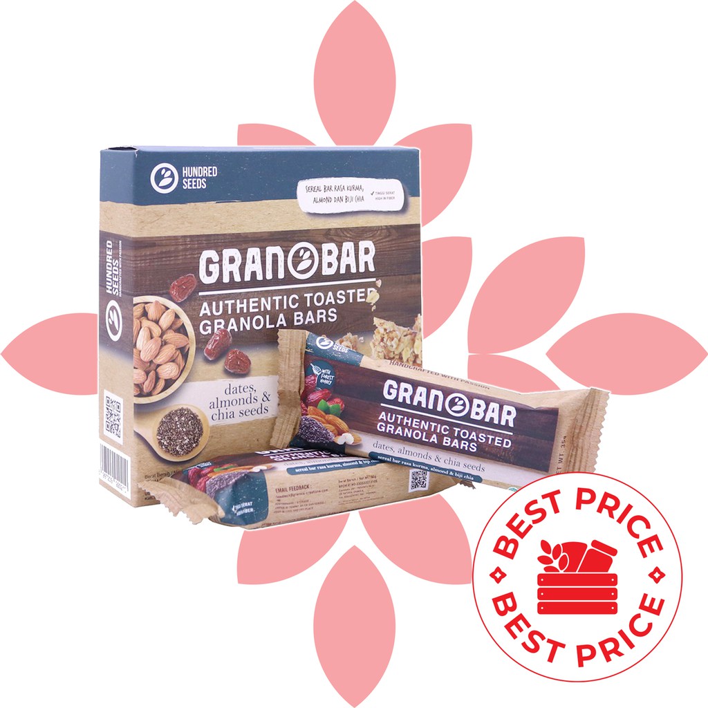 GRANOLA CREATION BAR - DATES, ALMONDS &amp; CHIA SEED 1 BOX (5PCS)