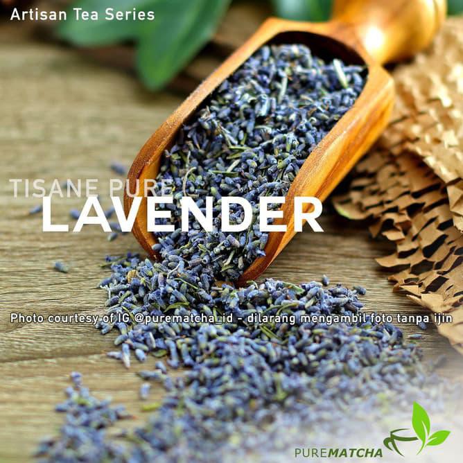 

Z64O ARTISAN TEA CAFE - PURE LAVENDER FLOWER BUNGA LAVENDER DRY SAMPLE 10GR LNI6