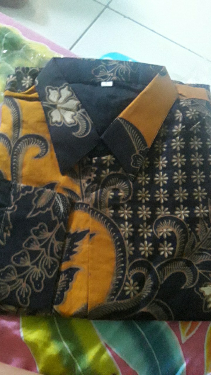 Kemeja Batik Eksklusif Purboseno Kuning Full Furing Katun Halus Sragenan