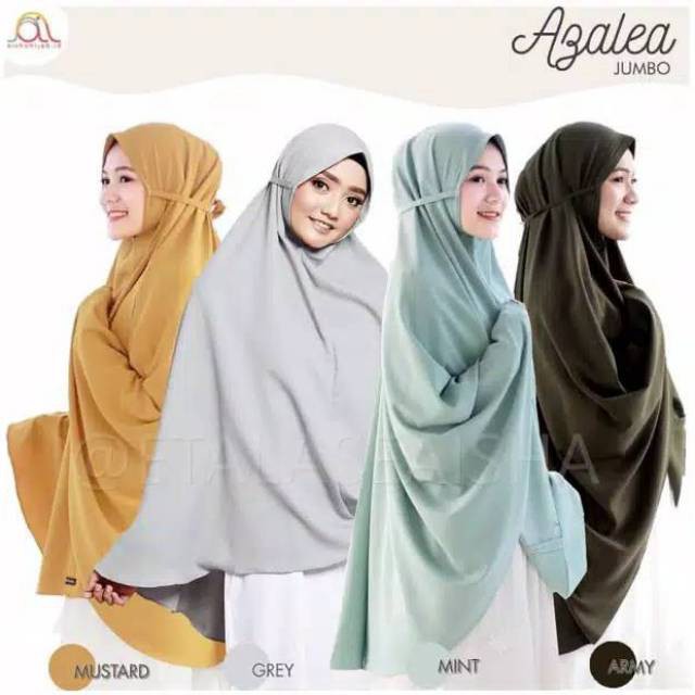 Harga Promo Bisa COD Hijab Instant Bergo Maryam JUMBO XXL Hijab Syari Kerudung Jumbo-Grey